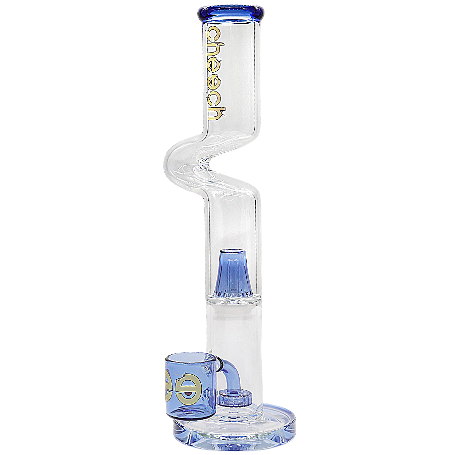 Cheech Zong Double Matrix Perc Waterpipe (CH-347) | 15 inch | Assorted Colors product image